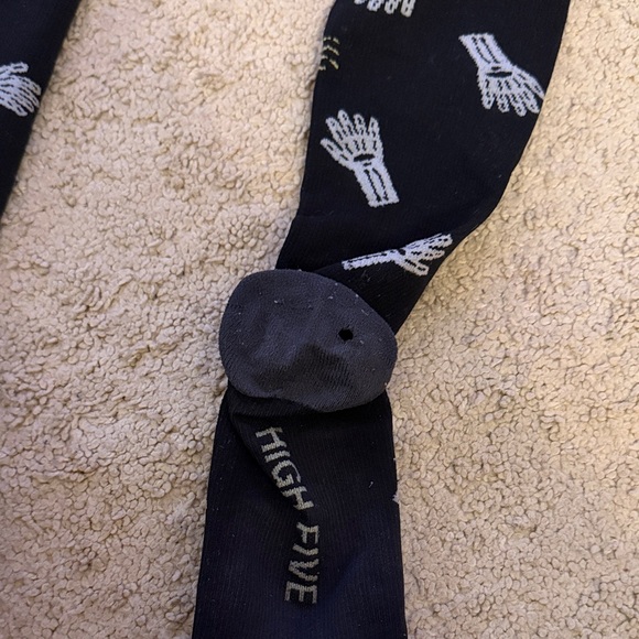 Figs Black and Gray Skeleton Pattern Socks - Picture 4 of 4